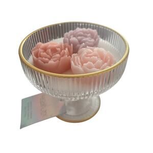 COPY - COPY - Rachel Zoe Glass Pedestal Magical Garden Scented Candle